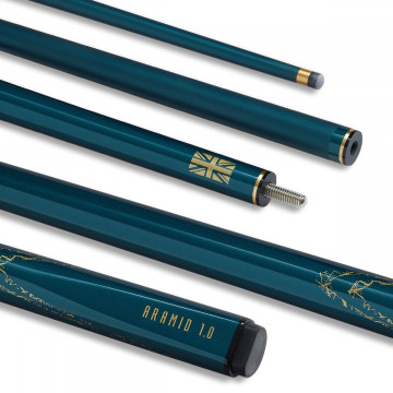 ARAMID SNOOKER CUE GRAPHITE 10MM GREEN