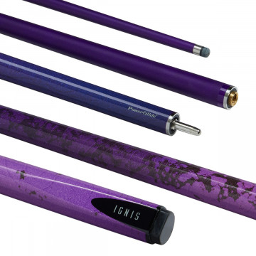 IGNIS SNOOKER CUE CARBON 10MM PURPLE