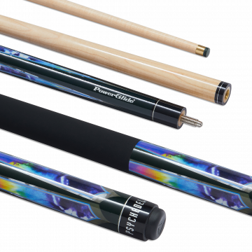 Psychedelic 57 inch Pool Cue 10mm Tip