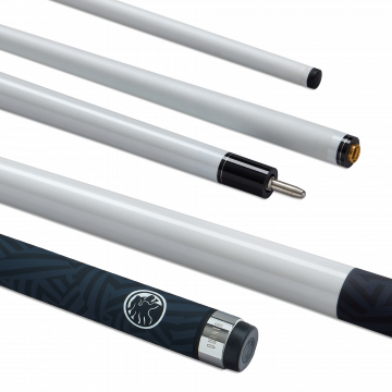 POOL CUE QUANTA CARBON  13MM WHITE